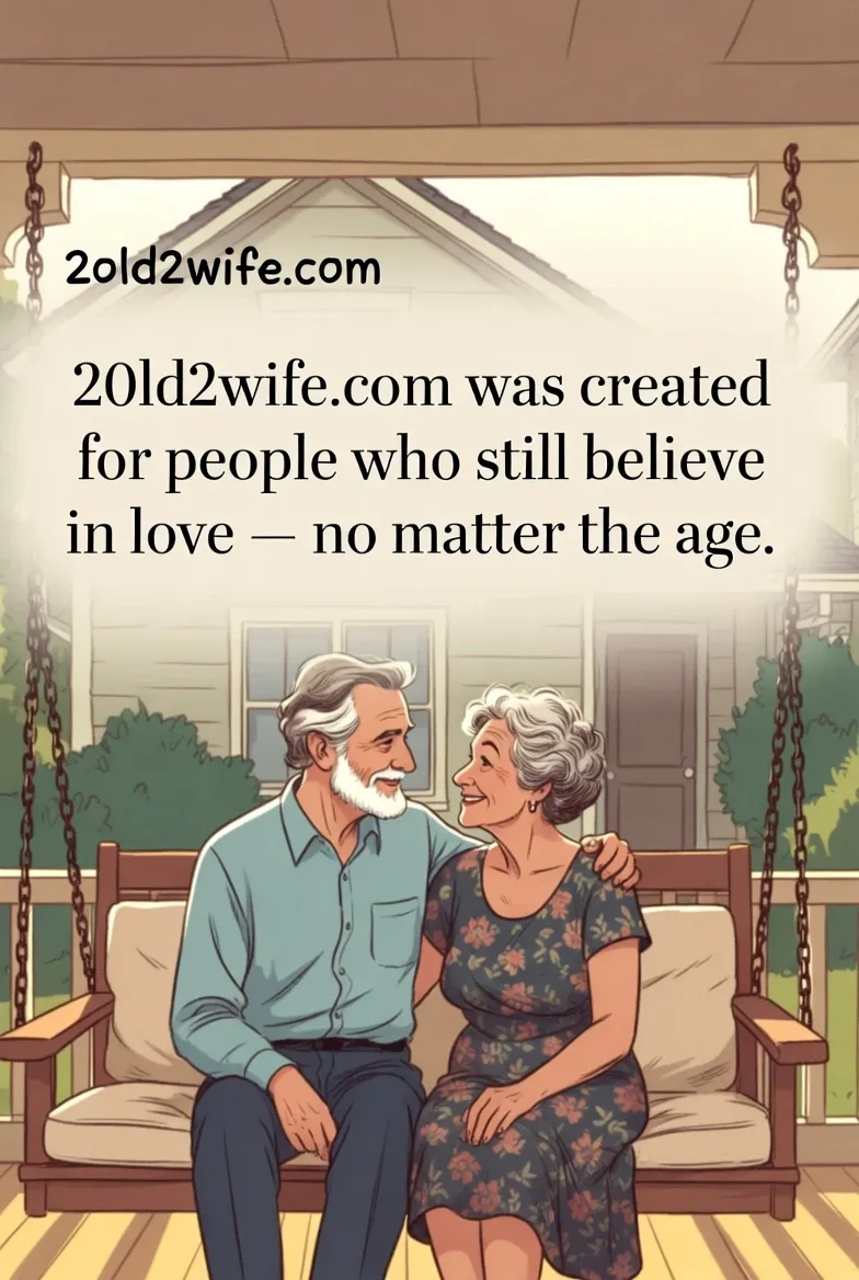 2old2wife.com was created for people who still believe in love — no matter the age
