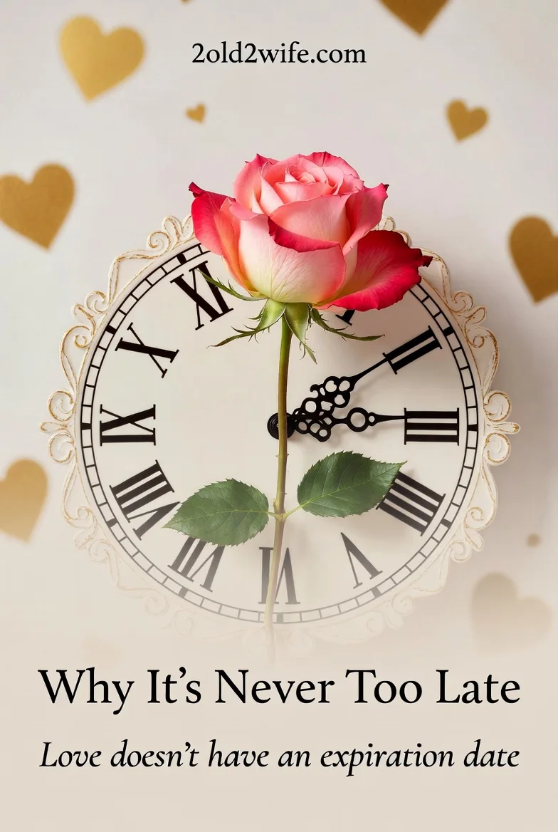 Why It's Never Too Late — Love doesn't have an expiration date