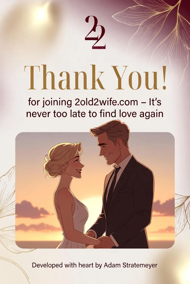 2old2wife.com — Dating guide for mature singles